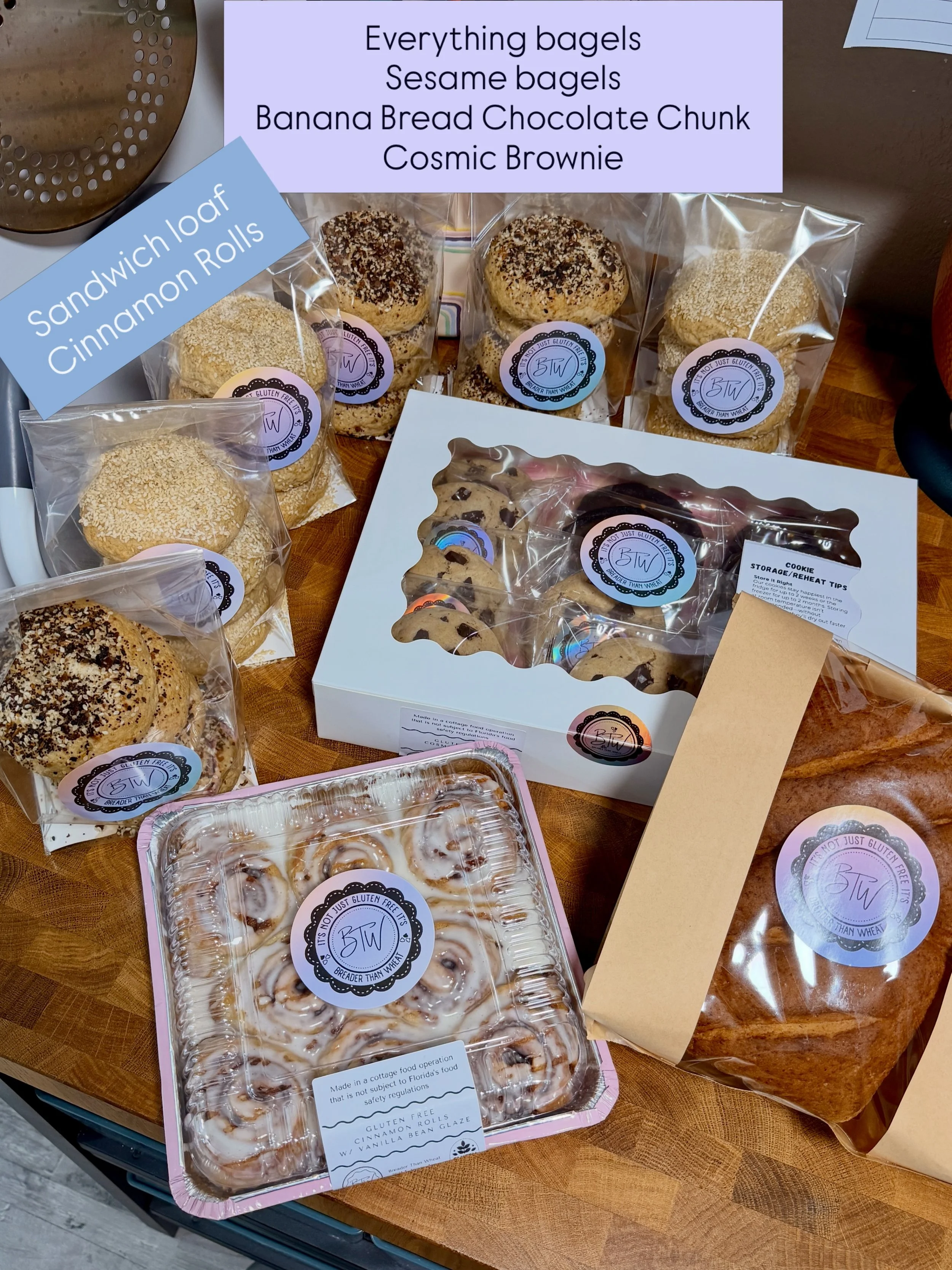 A peek at some of our deliveries in May. We&rsquo;re already booking up for June so get your orders in asap! 

#glutenfree #orlandobakery #orlando #yum