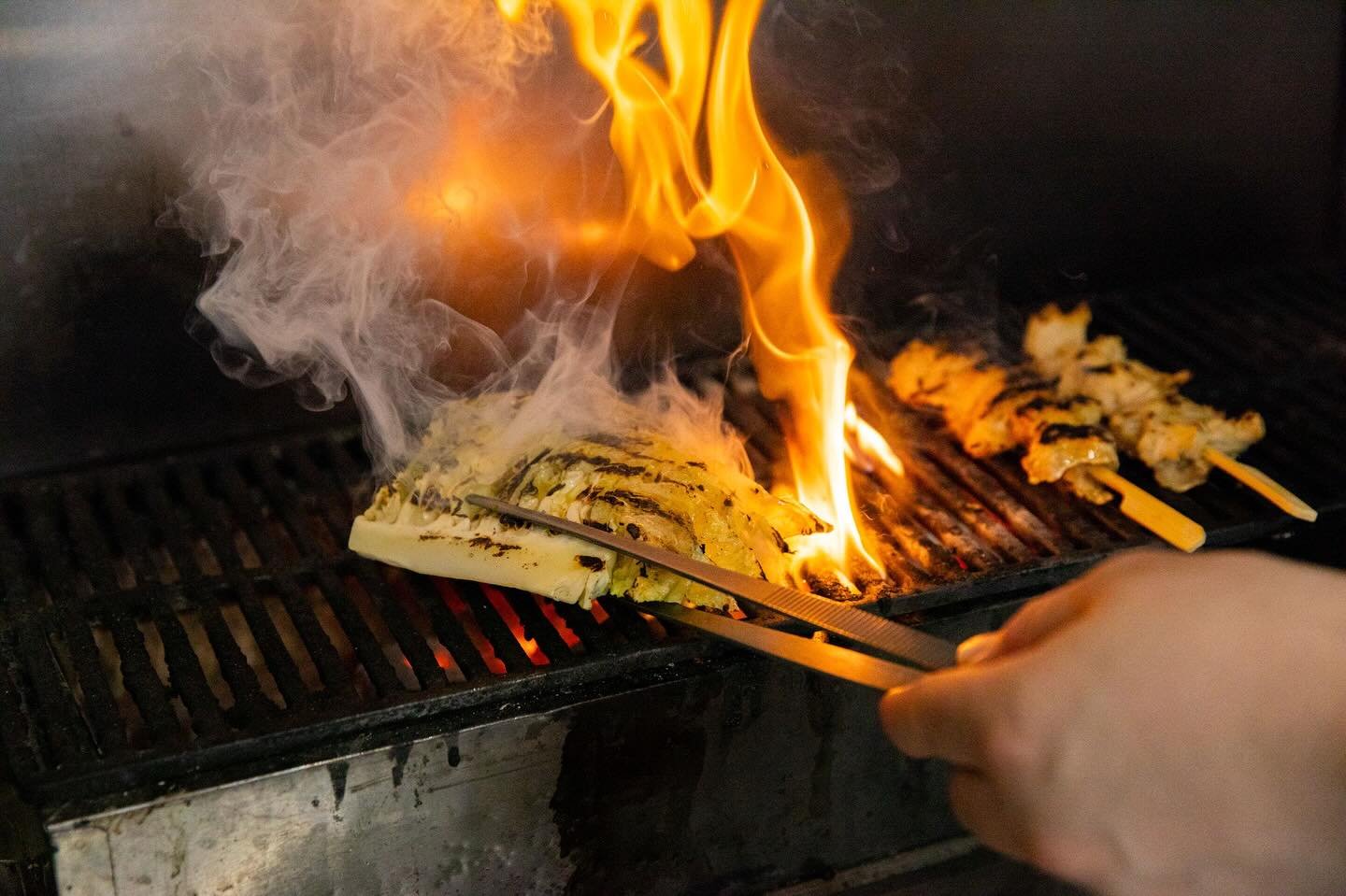 Friday is here! The Grill is fired up and we&rsquo;re ready to have you, booking link in the bio🔥