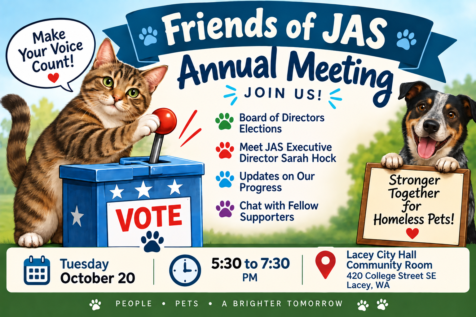 Friends of JAS Annual Meeting and Board Elections