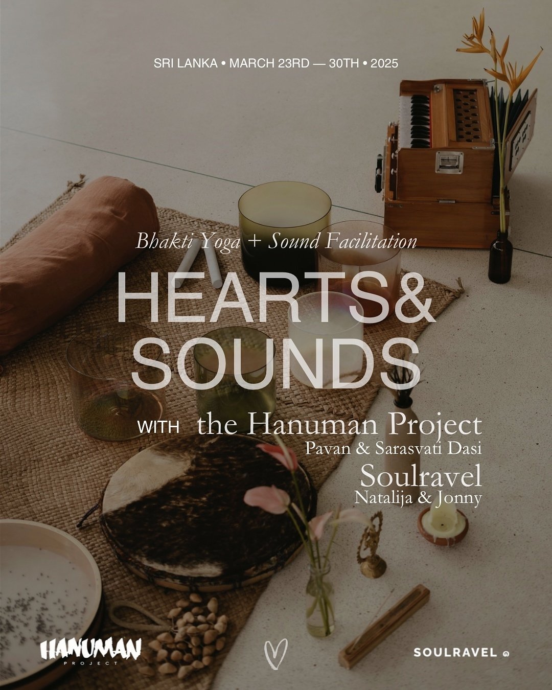 𝙃𝙀𝘼𝙍𝙏𝙎 &amp; 𝙎𝙊𝙐𝙉𝘿𝙎 | 𝙈𝘼𝙍𝘾𝙃 2025 | 𝙎𝙍𝙄 𝙇𝘼𝙉𝙆𝘼

What happens when you surrender to the melody of your heart? When its loving vibrations empower your highest expression? Sometimes, all it takes is one courageous yes&mdash;a trus
