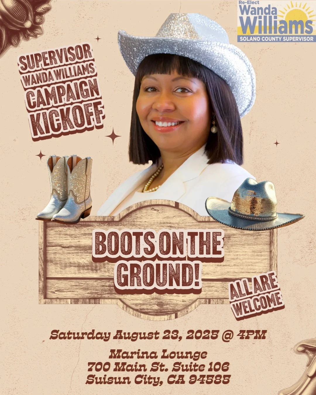 Boots on the Ground CAMPAIGN KICKOFF w/ Wanda Williams