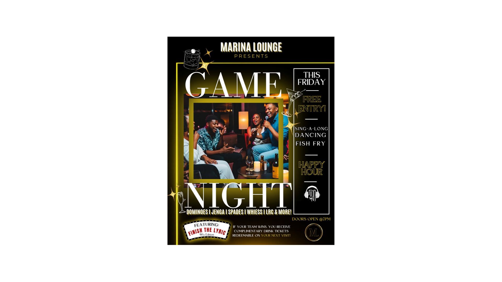 Friday for R&B Sing-Along Game Night