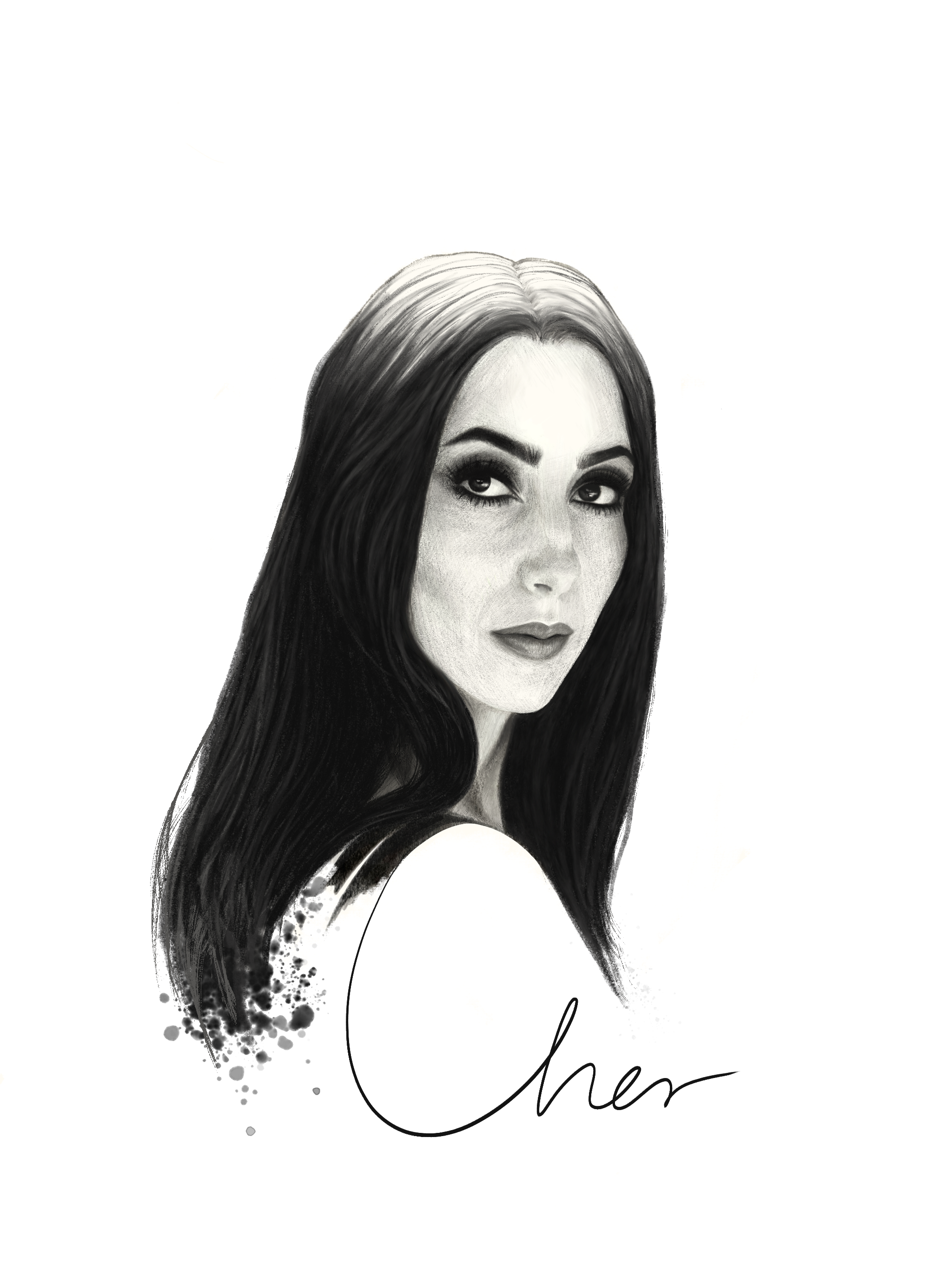 Julia-czarnecka-cher-portrait-drawing.png