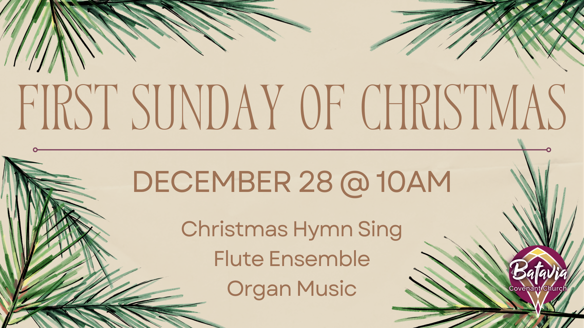 First Sunday of Christmas