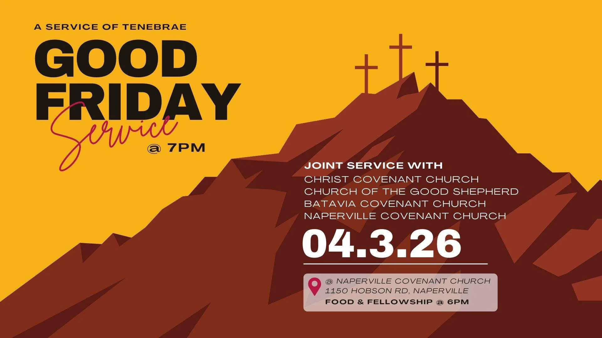 Combined Good Friday Service