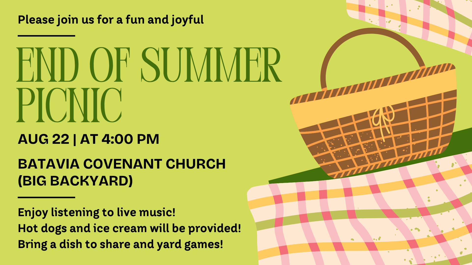 End of Summer Picnic