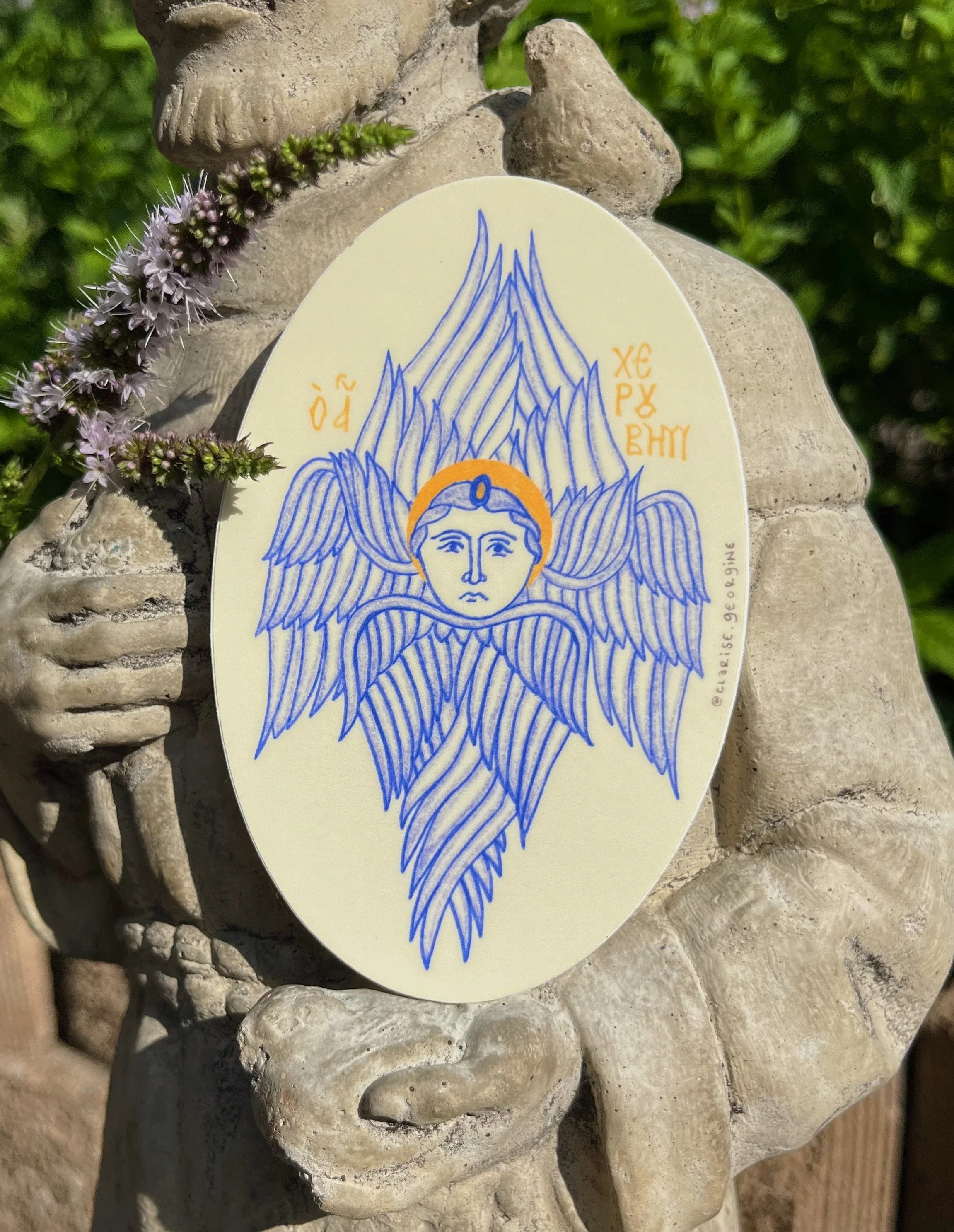 seraphim angel sticker