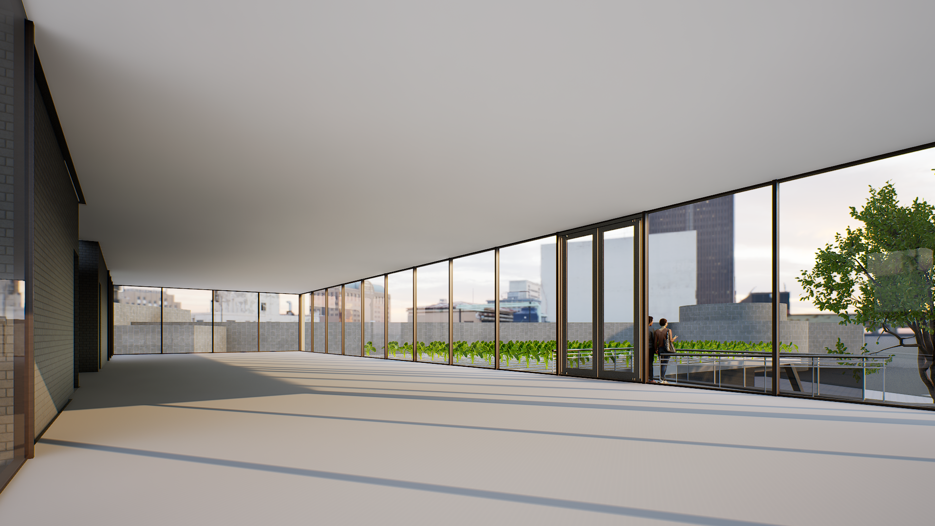 Rendering of 1st floor lab