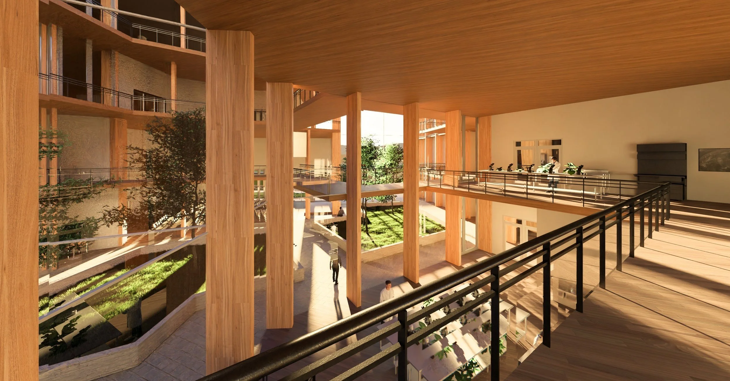 Rendering of 2nd floor lab