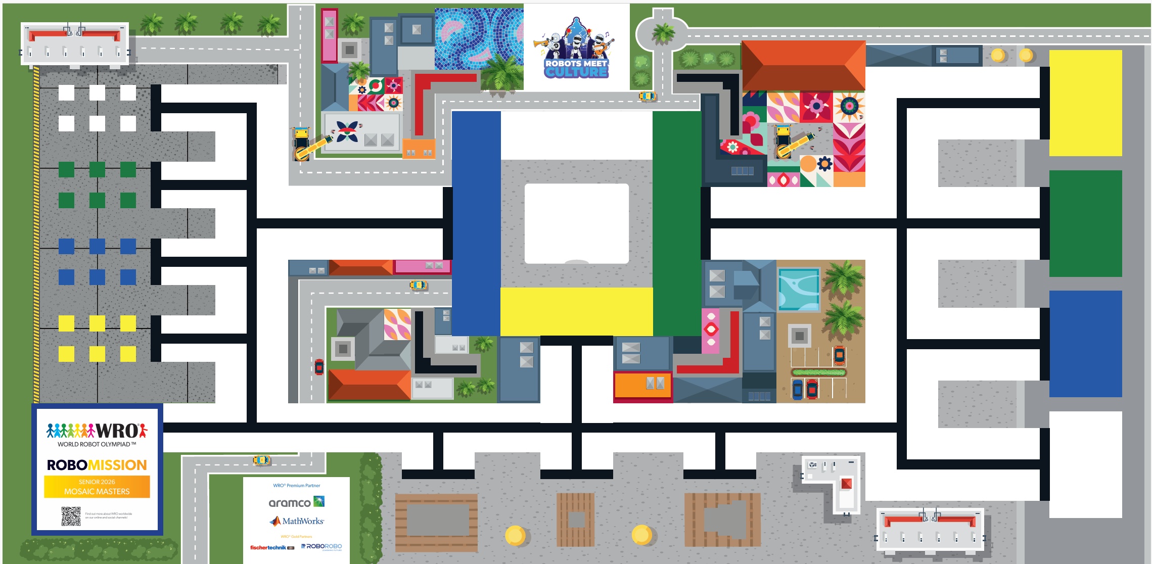 RoboMission competition mat - Senior