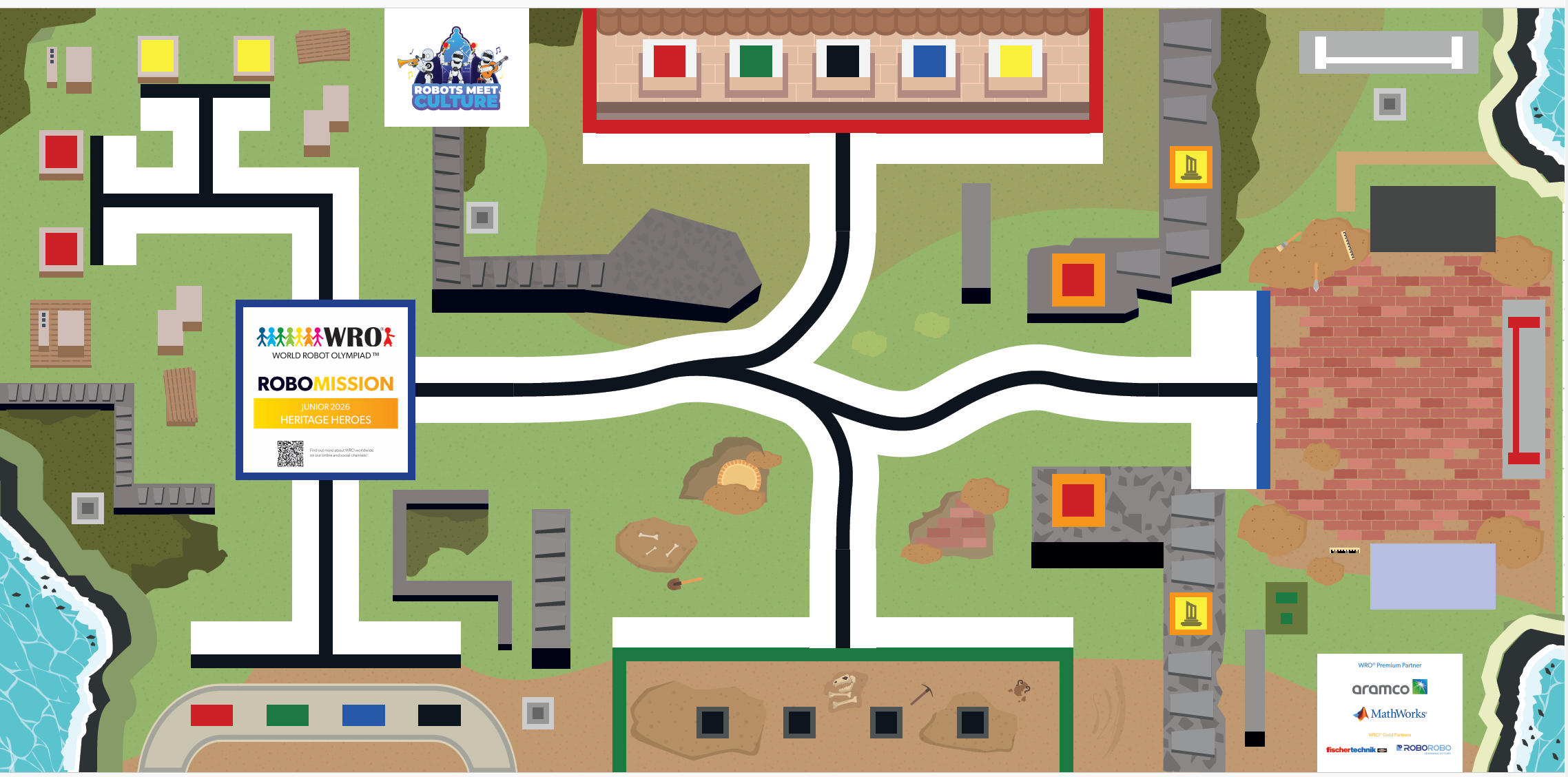 RoboMission competition mat - Junior