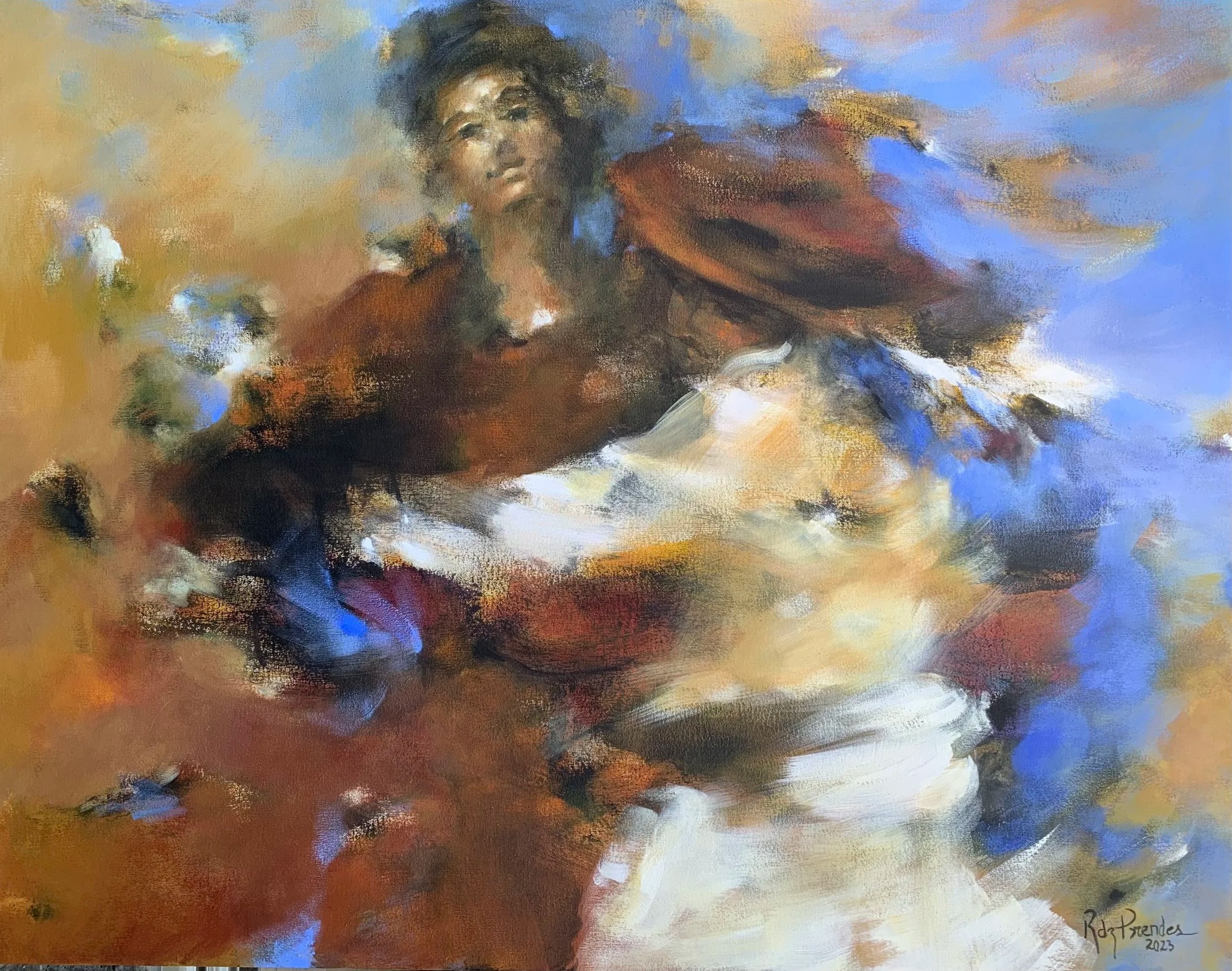 "Despeinando la costumbre" / 80 x 100 cm 