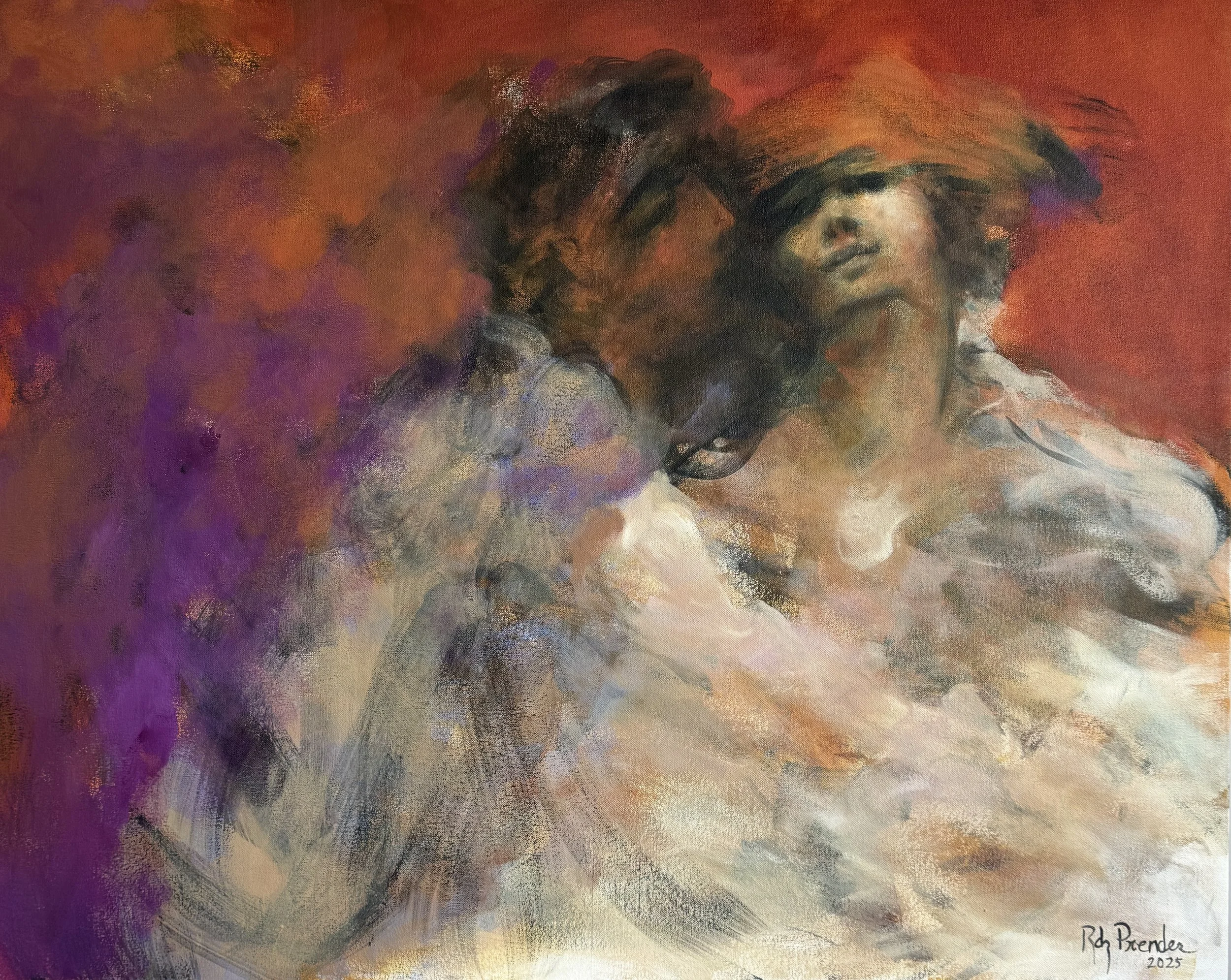 Seres temporales prometiendo eternidades / 80 x 100 cm