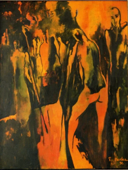 "Almas que esperan la llegada de la noche"