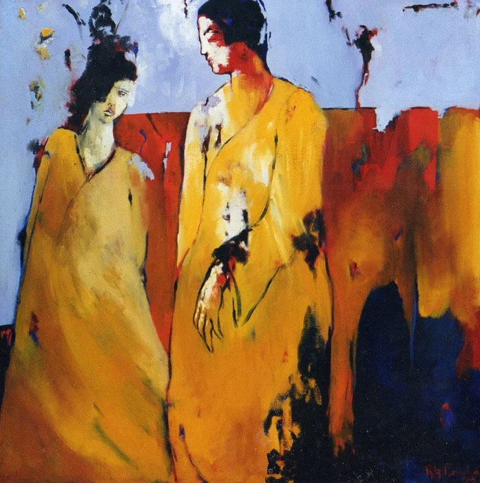 "Mientras la noche azul caía sobre el mundo"