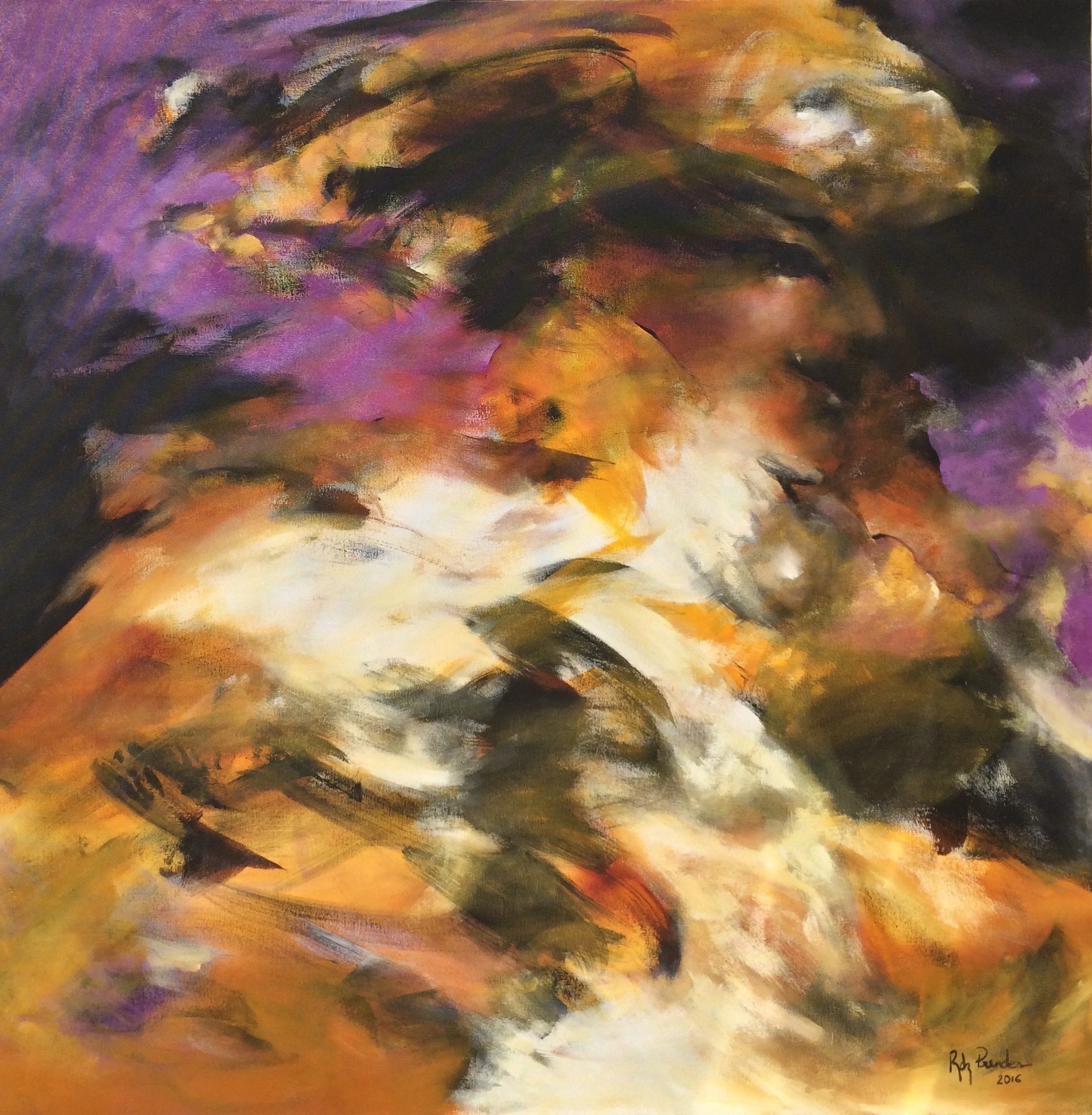 "Tantos sueños que no acaban" / 140 x 140 cm