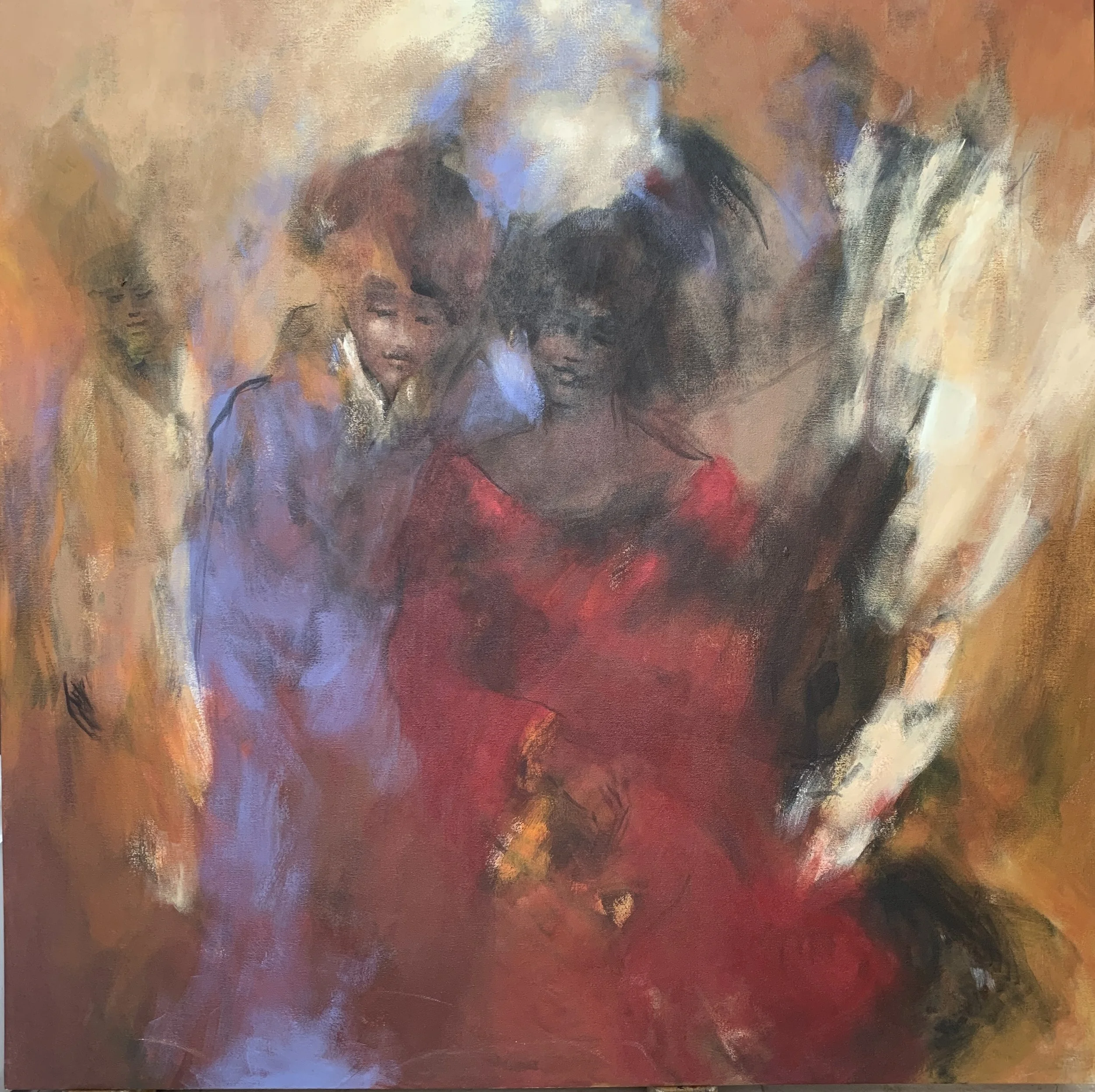"Este mundo de locos" / 110 x 110 cm