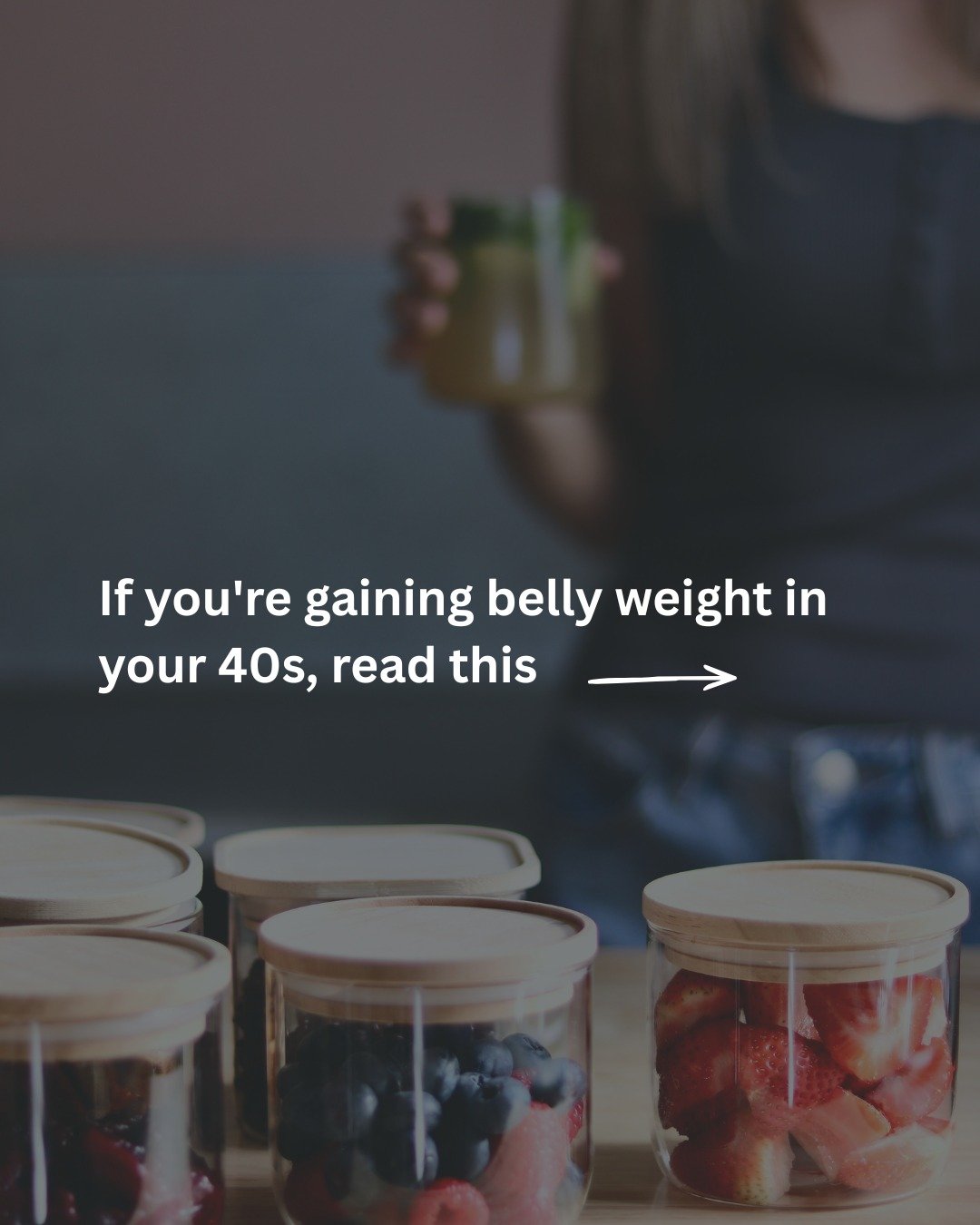 It's true... Many women notice that weight settles more around the belly in their 40s and 50s, even when their habits haven&rsquo;t changed that much.

The strategies that used to work - eating less or exercising more - often stop having the same eff