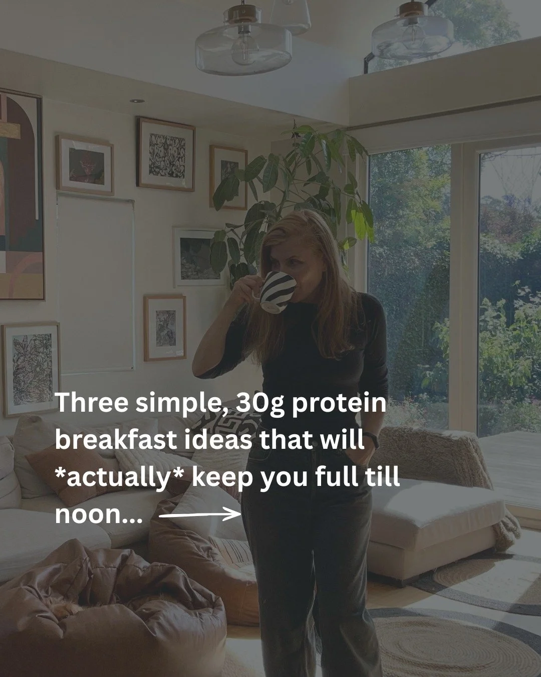 One of the simplest ways to steady your energy through the (entire) morning is making sure breakfast has enough protein. We're talking 30g 🙌

So many of us are used to breakfasts that are mostly carbohydrates - toast, cereal, fruit, or granola - whi