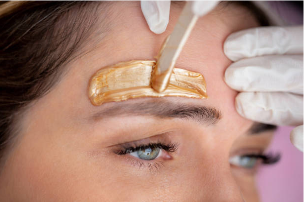 eyebrow waxing services available at elevated beauty in denver colorado.