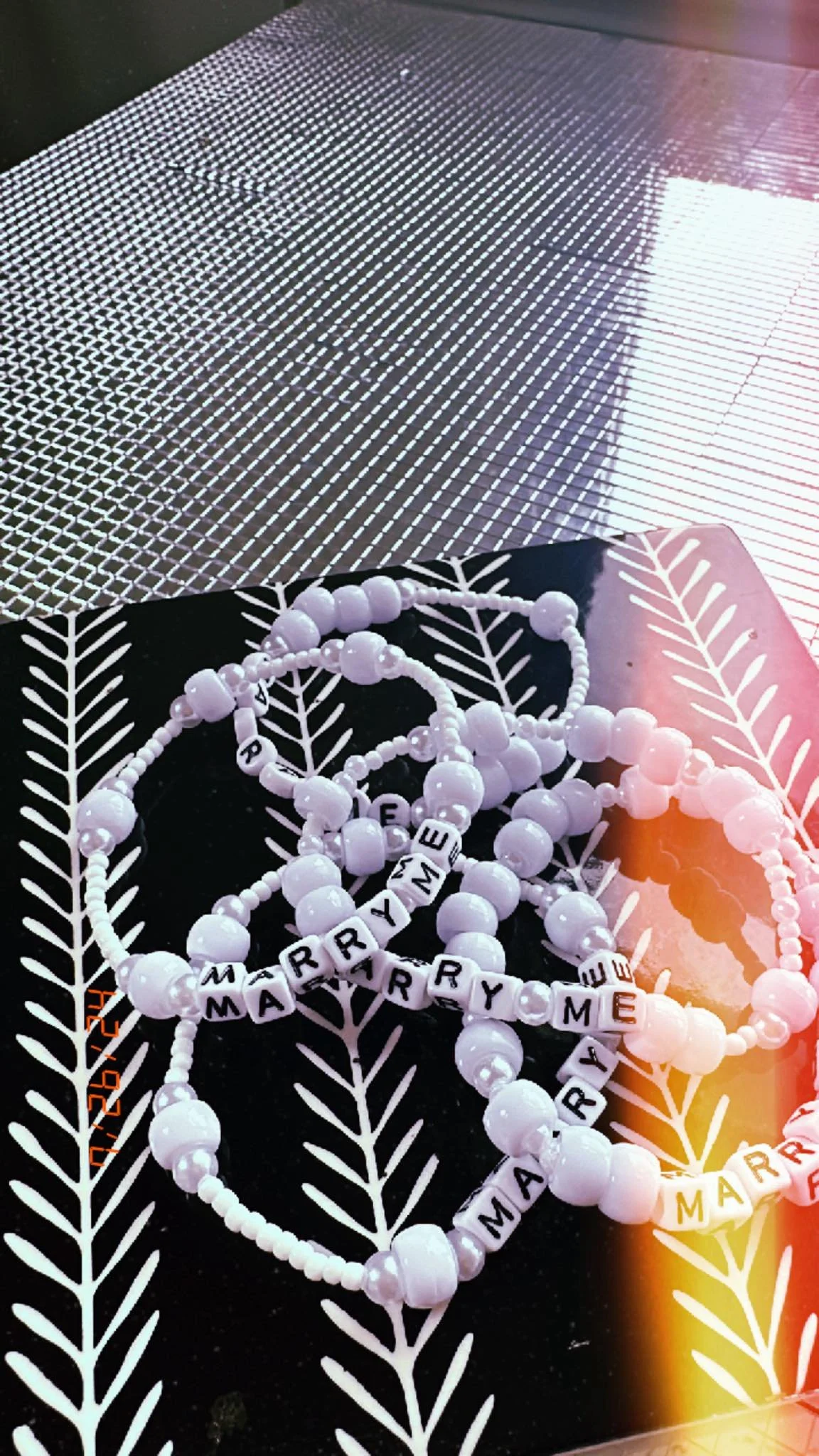 bridal party proposal bracelets