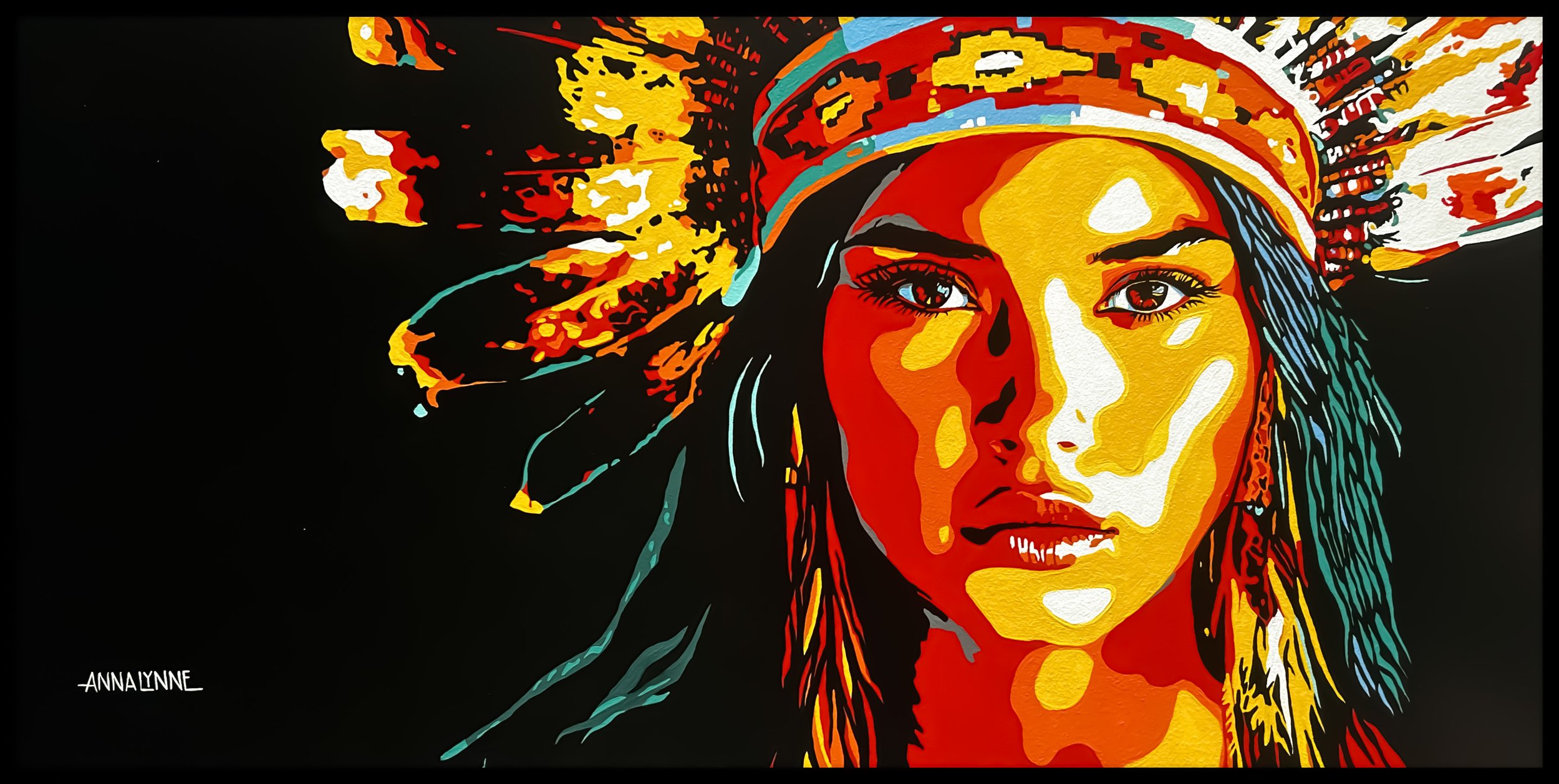 SEQUOIA - 48 x 24 acrylic on panel