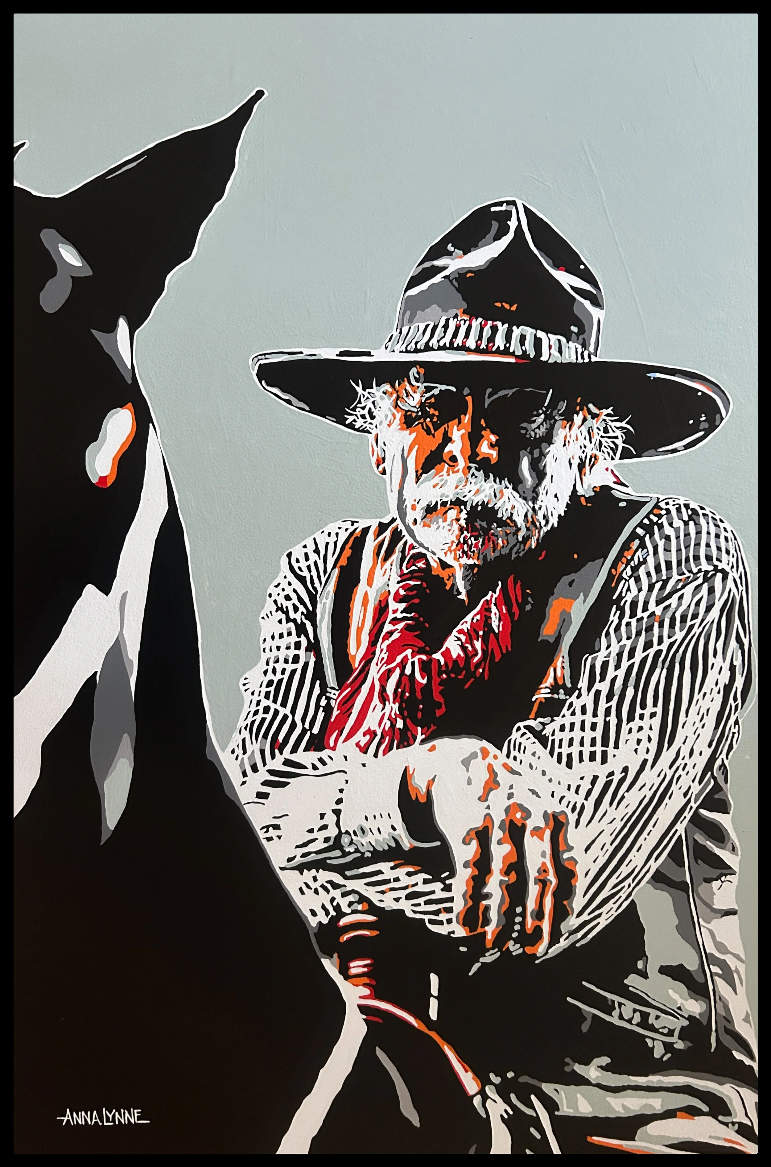 CLAY  - 24 x 36 acrylic on panel