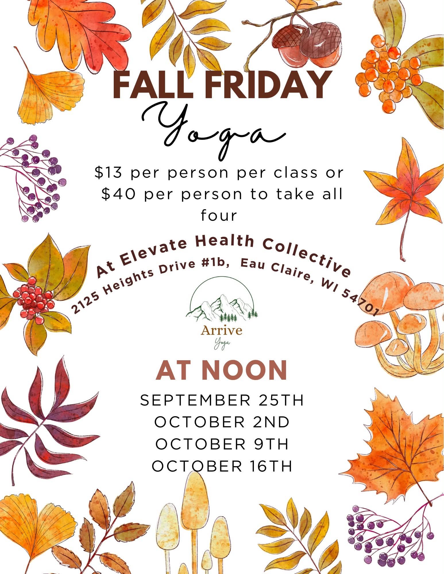Fall Friday Yoga