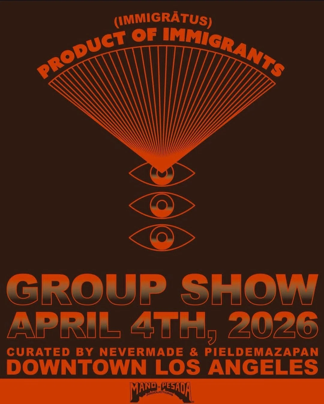 Immigrātus show flyer
