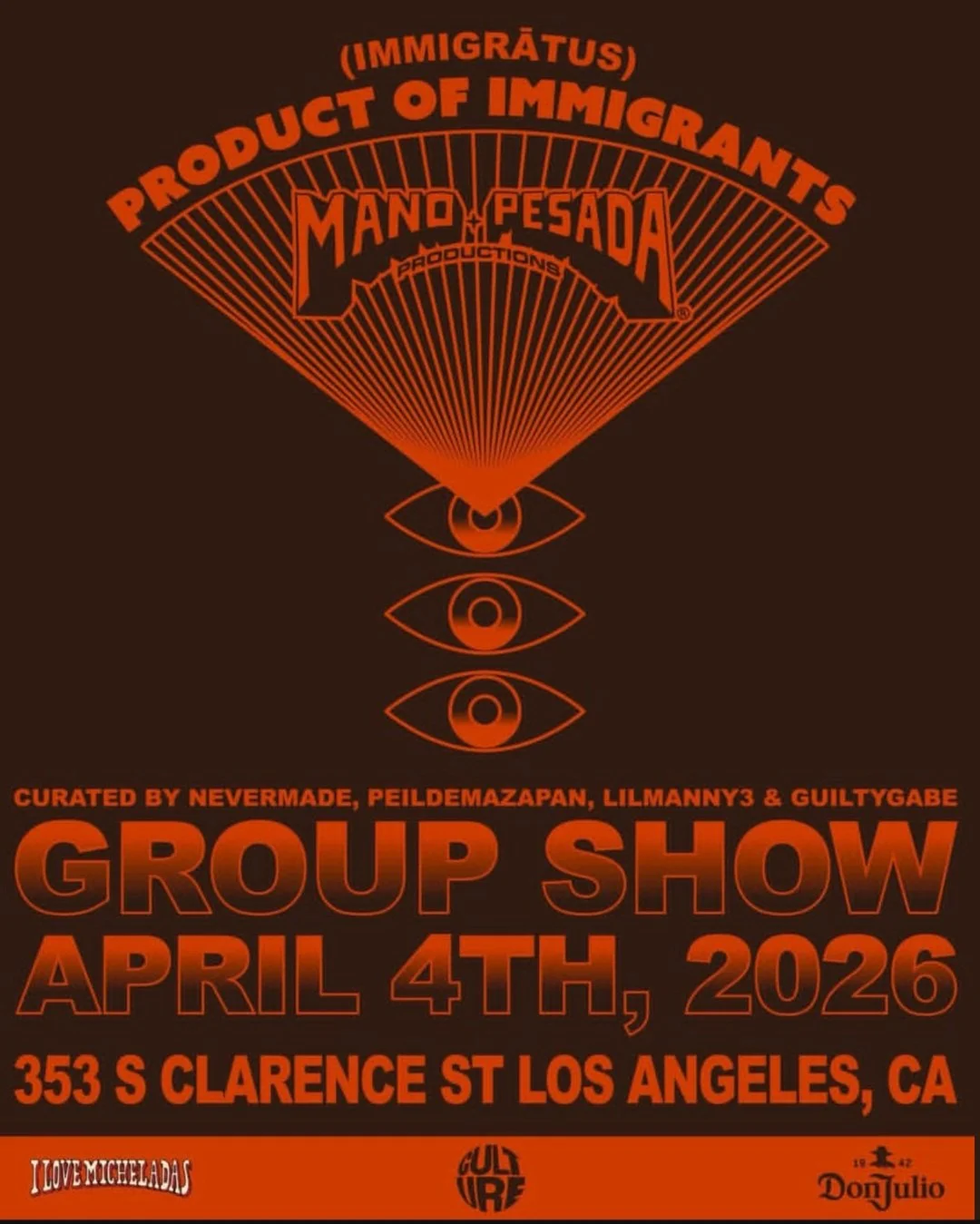 Immigrātus show flyer