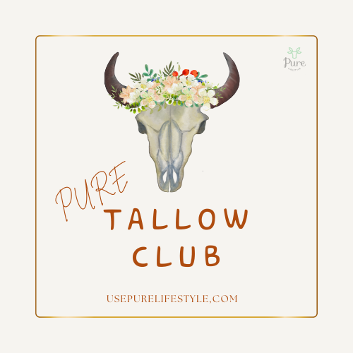Pure Tallow Club-Flowers Sticker