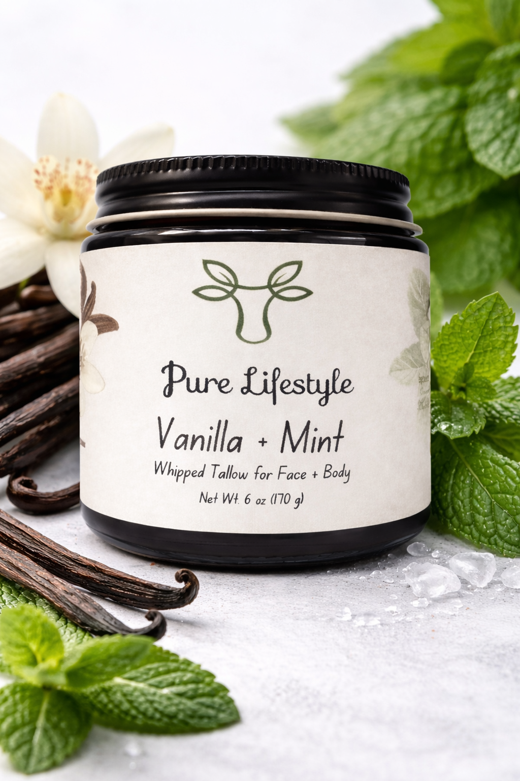 Vanilla Mint Whipped Tallow