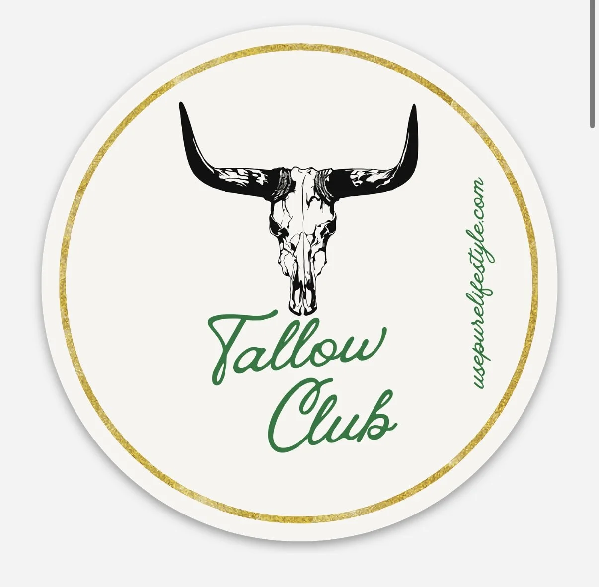 Tallow Club-Green Sticker