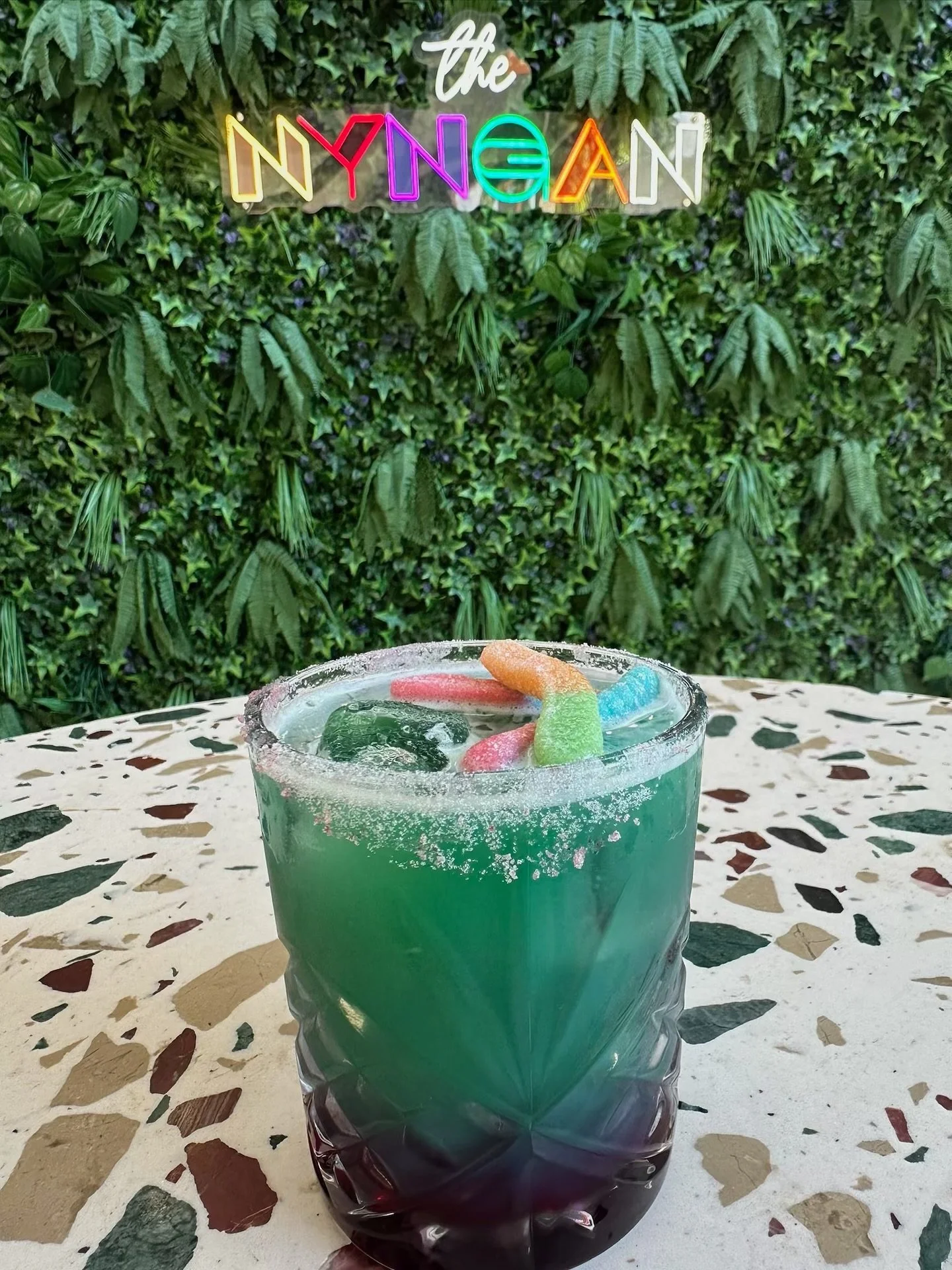 🎃 Worms Alive💀
Our Halloween cocktail of the week!
A mix of Tequila, Blue Curacao, Grenadine, OJ &amp; Lime &mdash; sweet, tangy and just the right amount of spooky 👻

It looks wild, tastes even better, and it&rsquo;s only around for Halloween wee