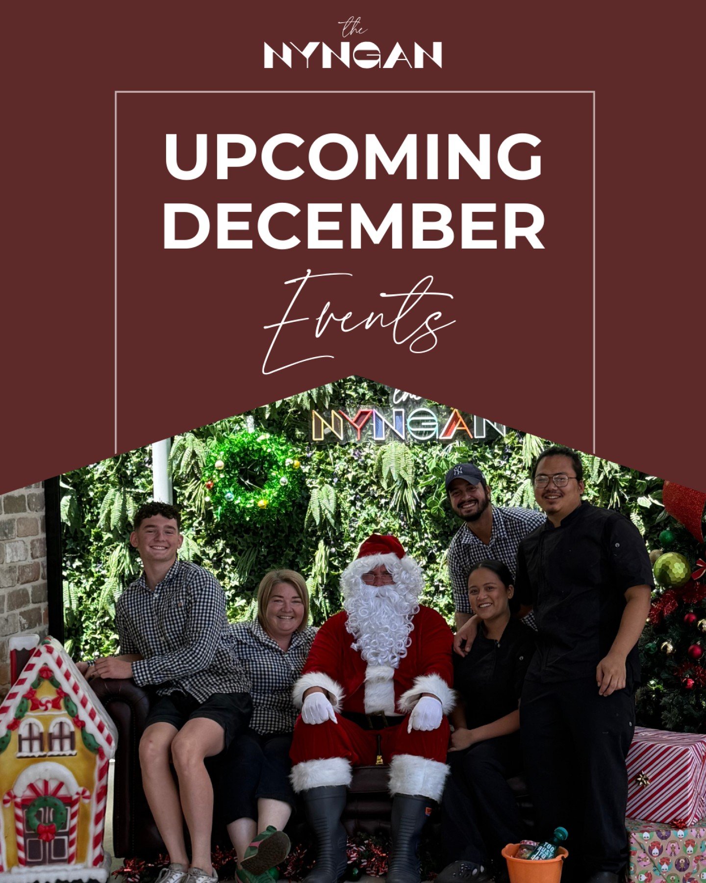 Big month coming! Round up your mates, book a feed, and settle in for December. Swipe across to check out what&rsquo;s on! 🍻🎄