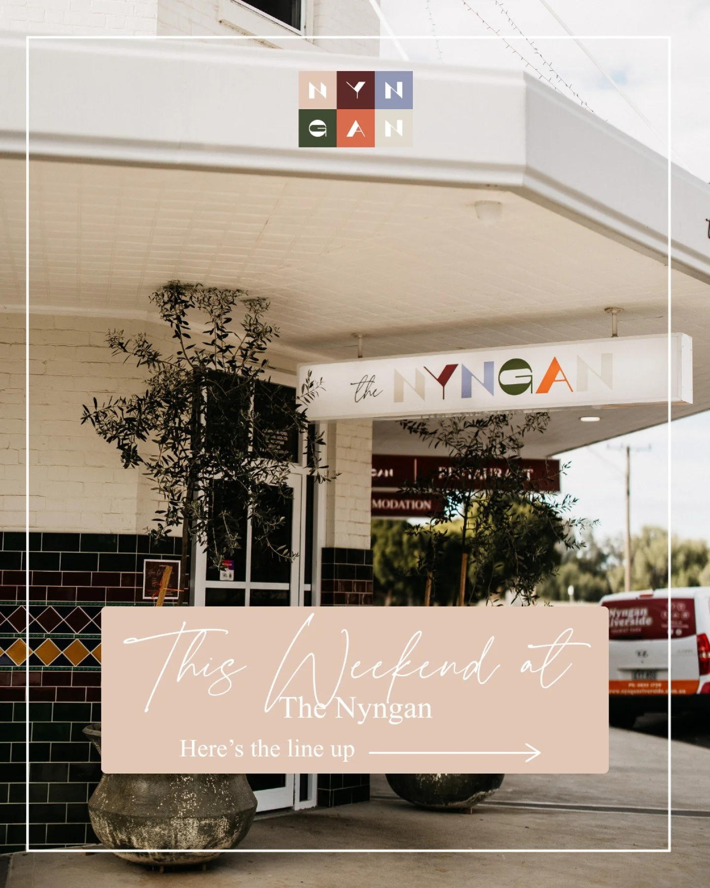 We&rsquo;ve got a big weekend ahead, starting with live music this Saturday:

🎶 Saturday, Feb 28 &mdash; Pete Riley live
Pete Riley is back at The Nyngan this Saturday night. Bring your friends, enjoy the atmosphere, and settle in for a night of liv