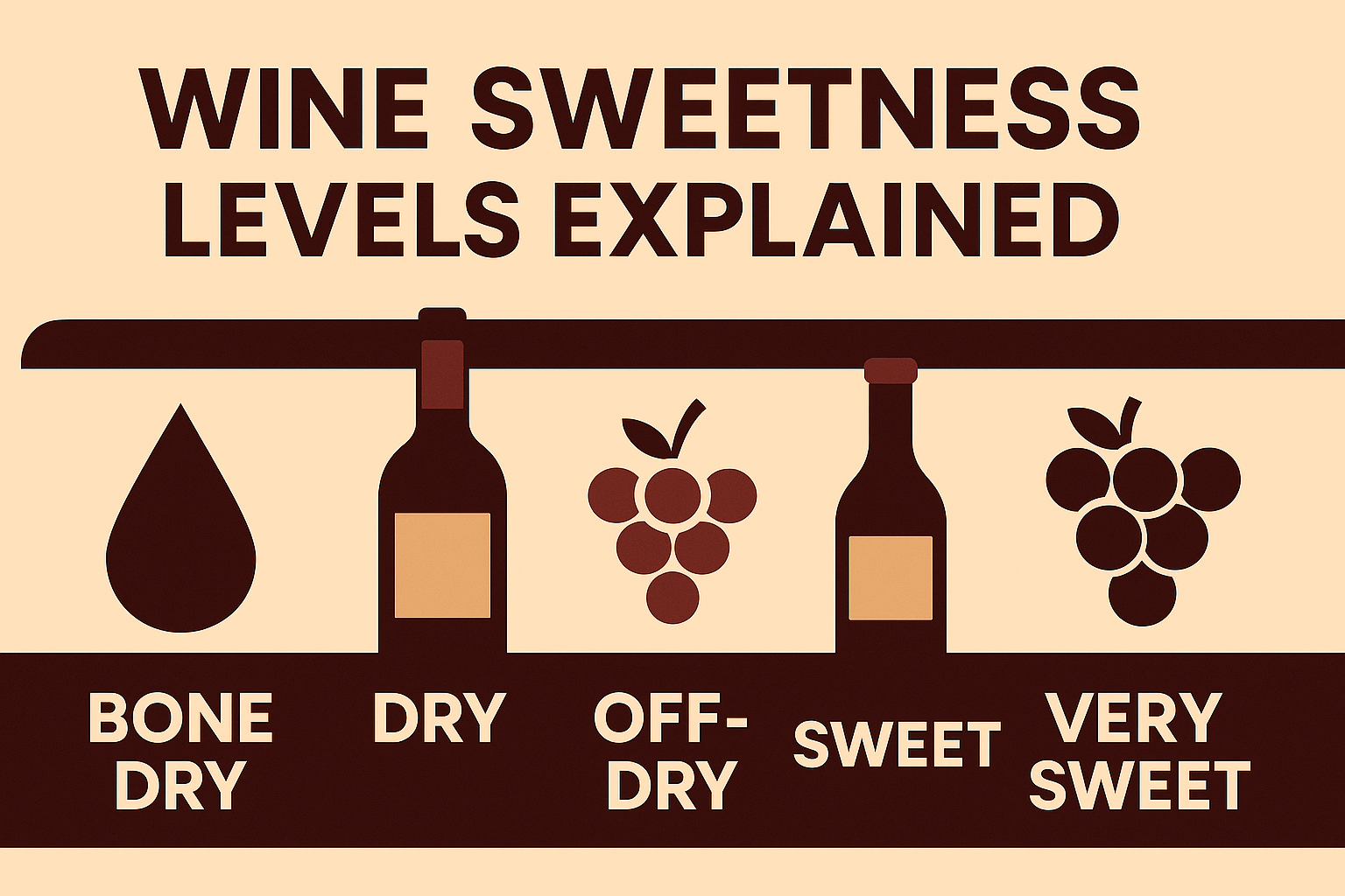 Wine Sweetness Levels Explained: Bone Dry to Sweet