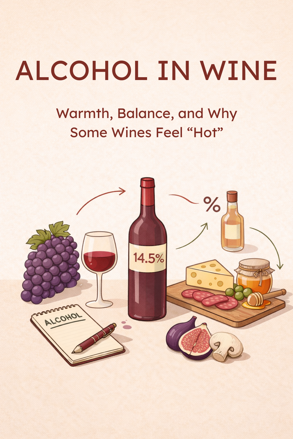 Alcohol in Wine: Warmth, Balance, and Why Some Wines Feel “Hot”