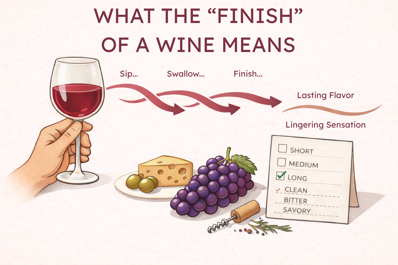 What the “Finish” of a Wine Means 