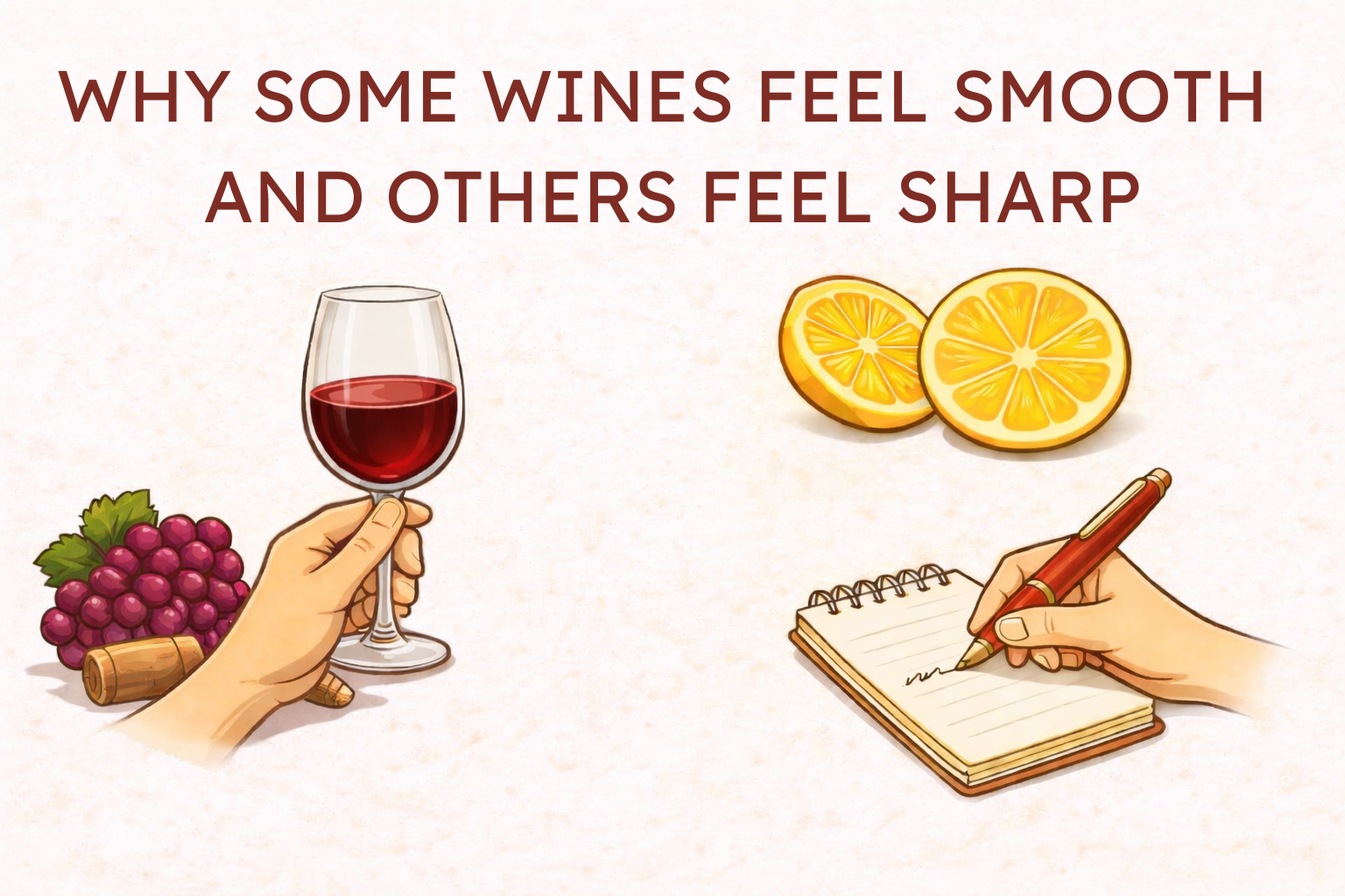 Why Some Wines Feel Smooth and Others Feel Sharp