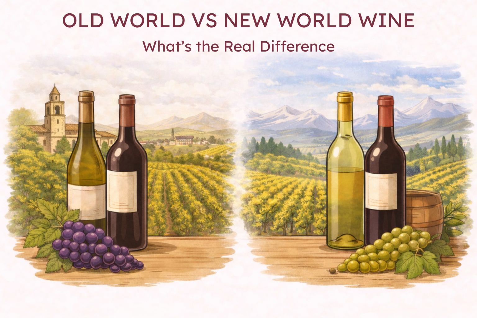 Old World vs New World Wine: What’s the Real Difference?