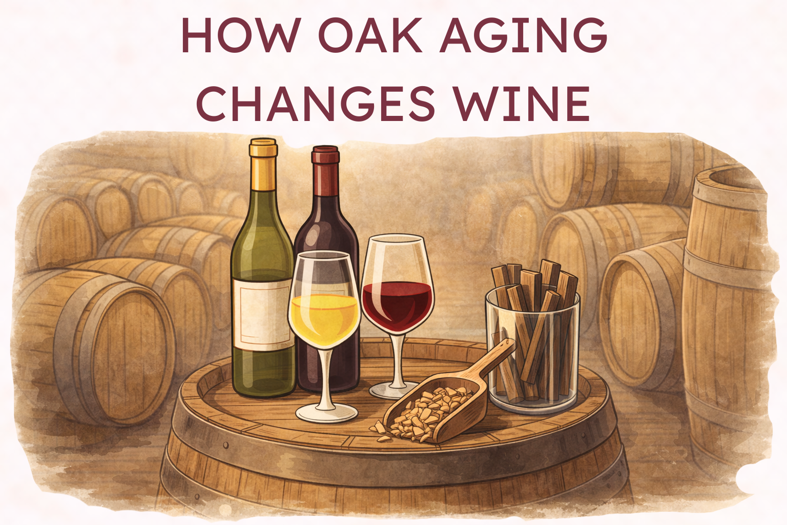 How Oak Aging Changes Wine