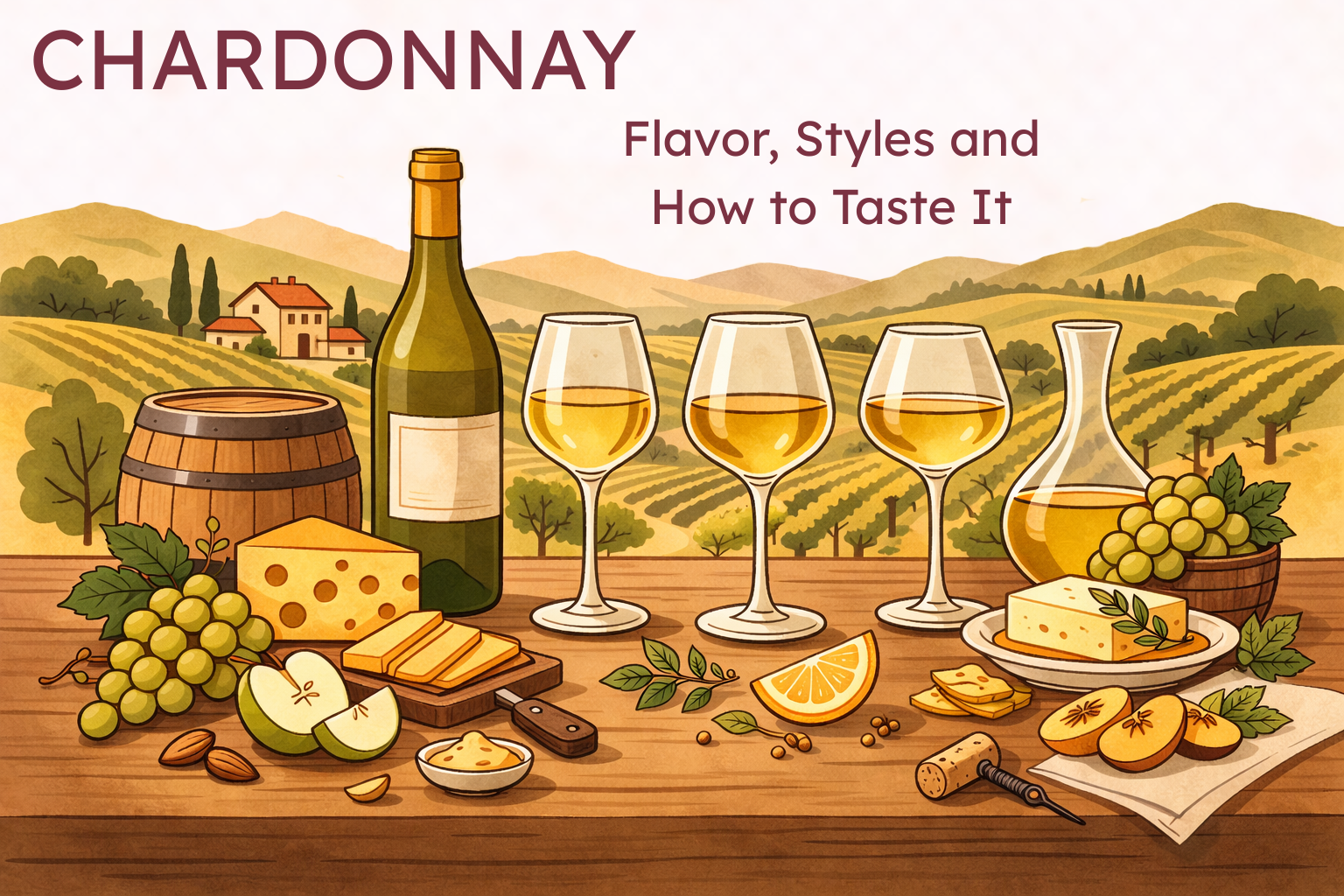 Chardonnay: Flavor, Styles &amp; How to Taste It