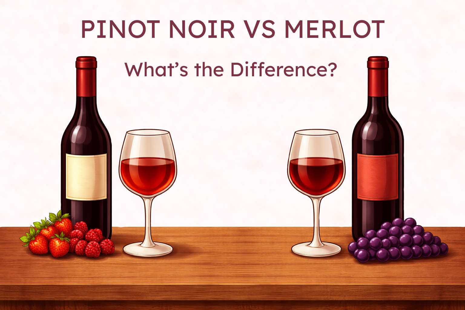 Pinot Noir vs Merlot: What’s the Difference?