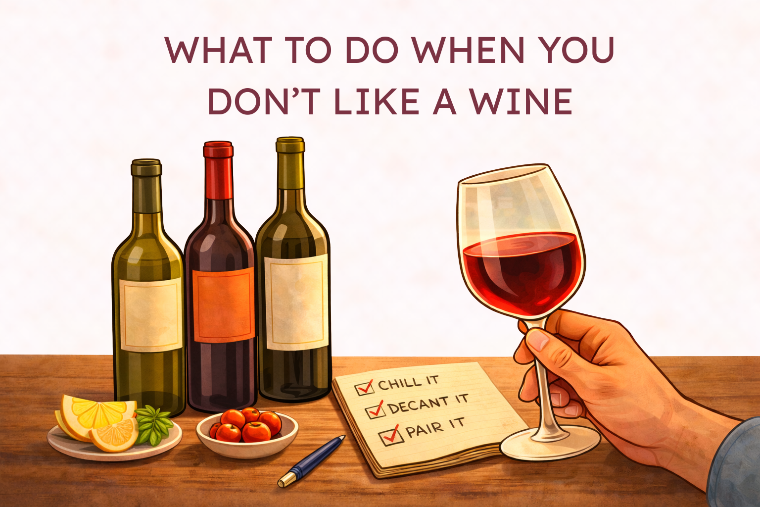 What to Do When You Don’t Like a Wine