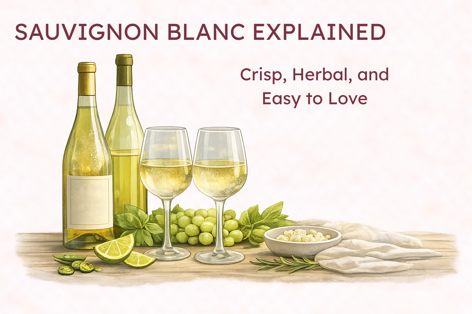 Sauvignon Blanc Explained: Crisp, Herbal, and Easy to Love