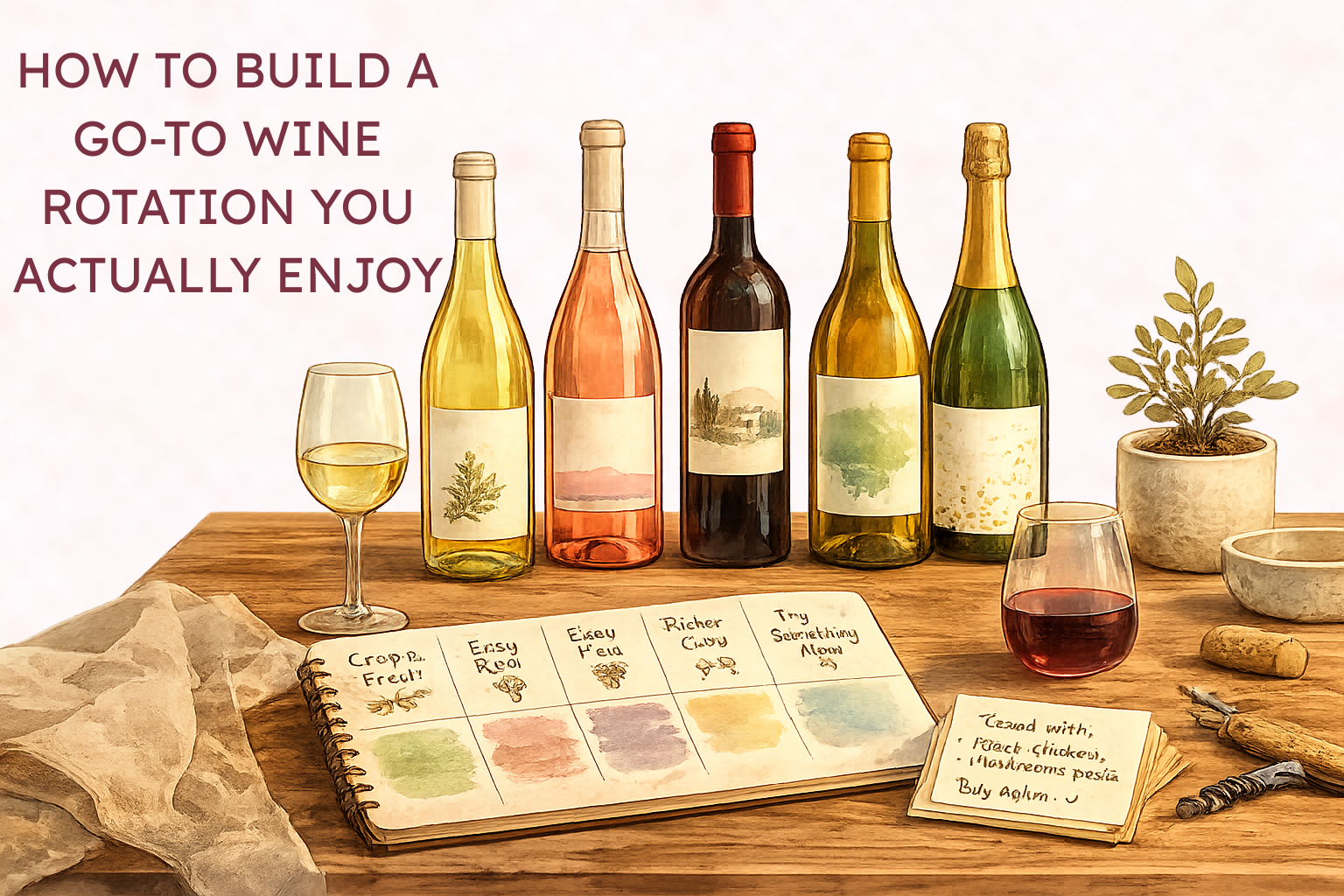 How to Build a Go-To Wine Rotation You Actually Enjoy