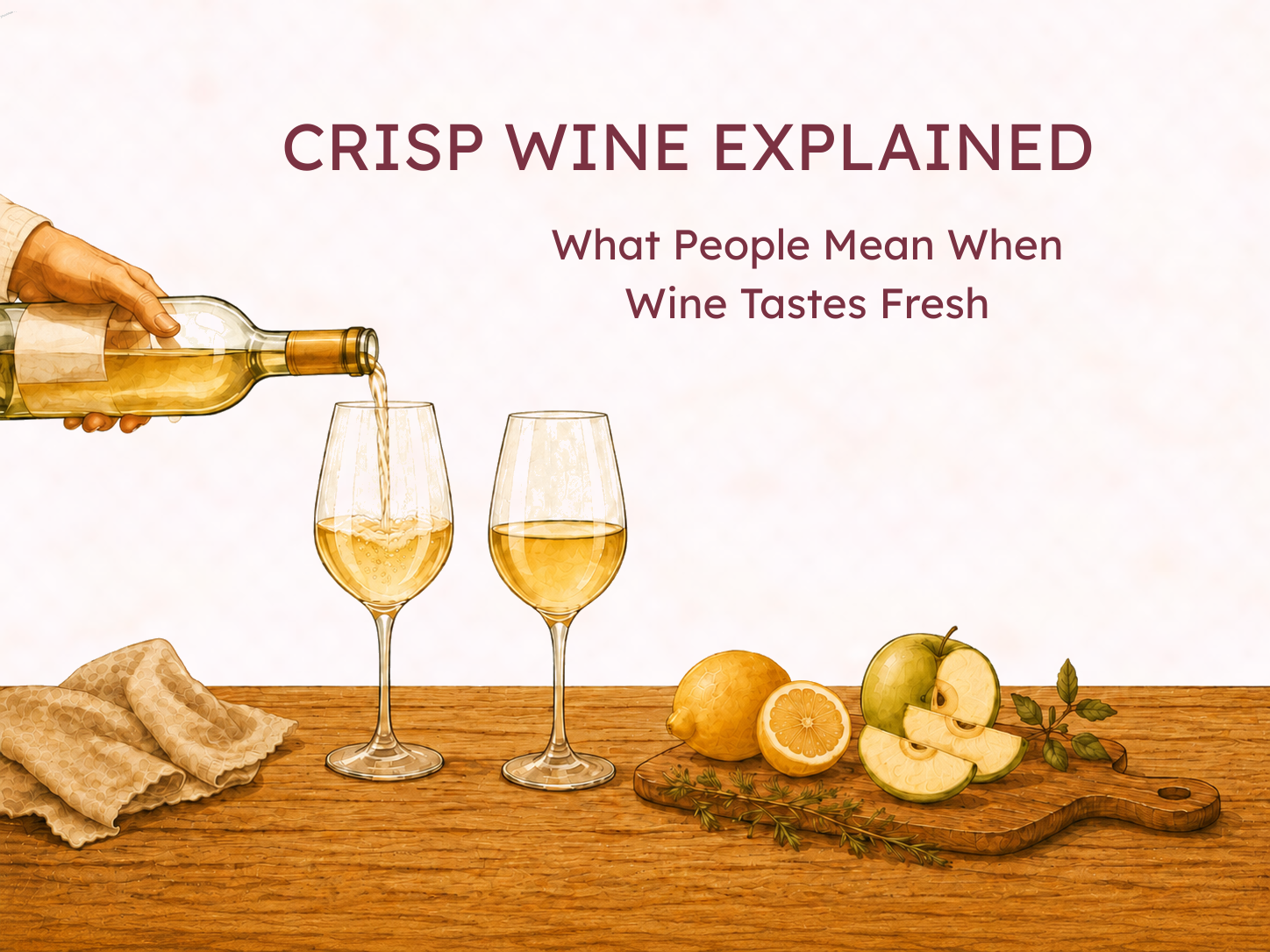Crisp Wine Explained: What People Mean When Wine Tastes Fresh