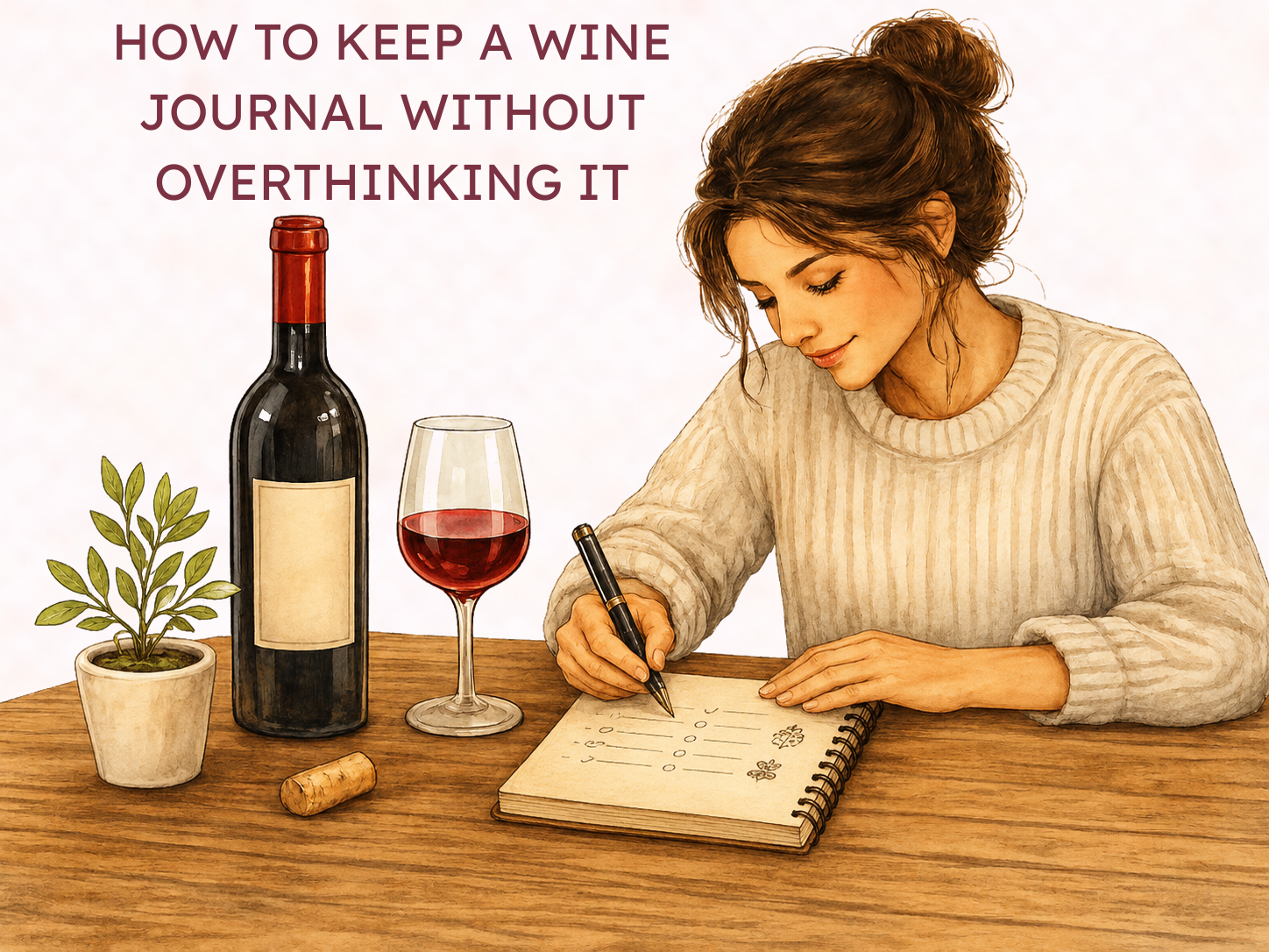 How to Keep a Wine Journal Without Overthinking It