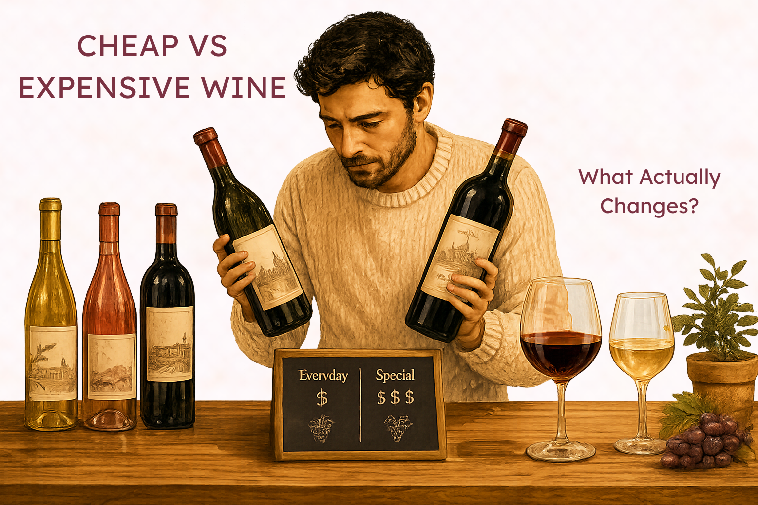 Cheap vs Expensive Wine: What Actually Changes?